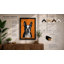 Boston Terrier Portrait Modern - Framed Print-999523282-999523286