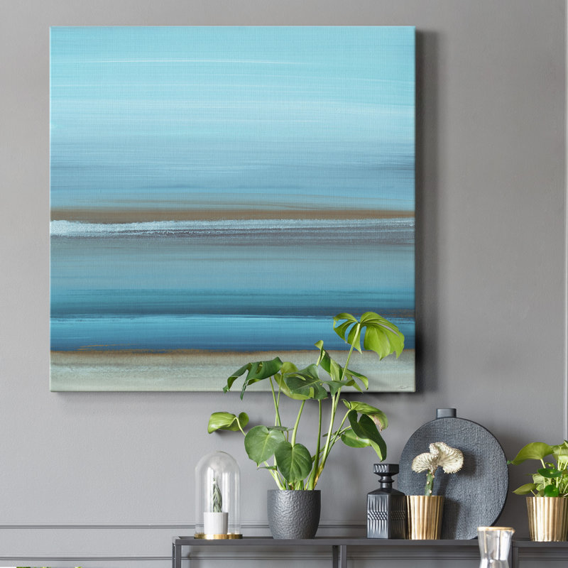 «By the Sea I», reproduction d'art sur toile tendue, H 40 po x l 40 po x P 1 po