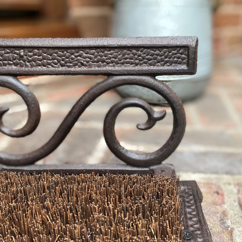Luttrell Swirl Cast Iron Boot Scraper