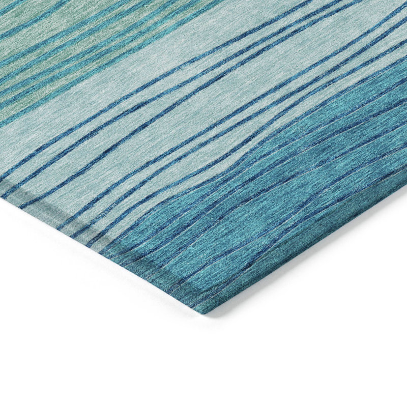 Tapis bleu sarcelle 8 pi x 10 pi bleu sarcelle et turquoise