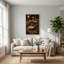 Ensemble de 1 tableau sur toile représentant une boussole nautique-130516783-130516788