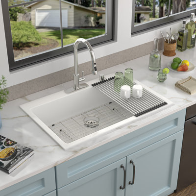 33'' L Single Bowl Quartz Kitchen Sink