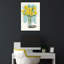 Yellow Daffodils In Jar Vibrant Contemporary Daffodil Nature Spring Wall Art Print 1 Piece Wrapped Canvas Wall Art-1214918761