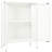 Sideboard White Powder-coated steel, tempered glass Medium-1116565215-1140442593