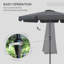 Anzar 266cm Tilt Market Parasol