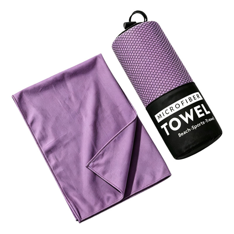 Serviette de bain / Serviette de bain en molleton, Mauve