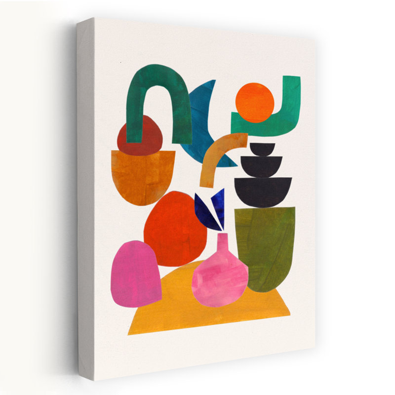 Art contemporain contemporain abstrait, H 18 po x l 12 po