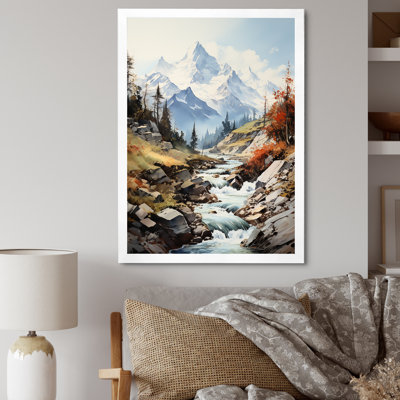 " Alpine Nostalgia Creek Landscape I "