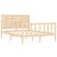 Solid Wood Bed