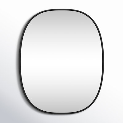 Sabine Metal Curved Oval Wall Mirror