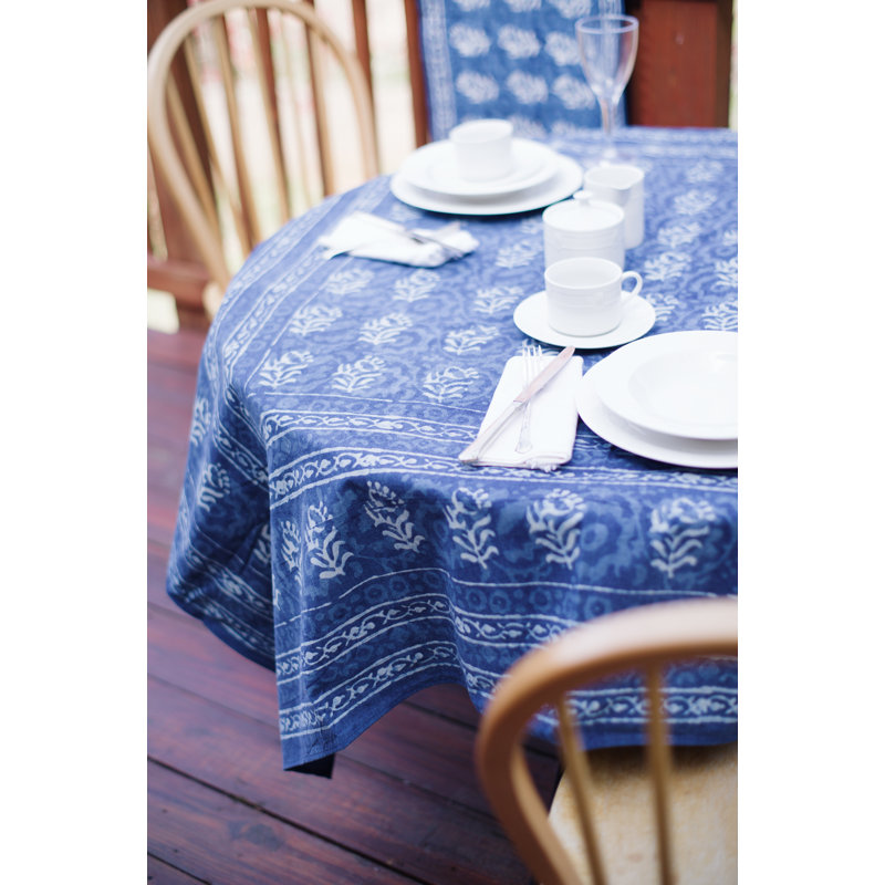 Nappe indigo Dabu, Ronde de l 72 po