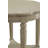 Avarey Traditional 24"Dia Round 1-Shelf End Table with Scalloped Top-504615271