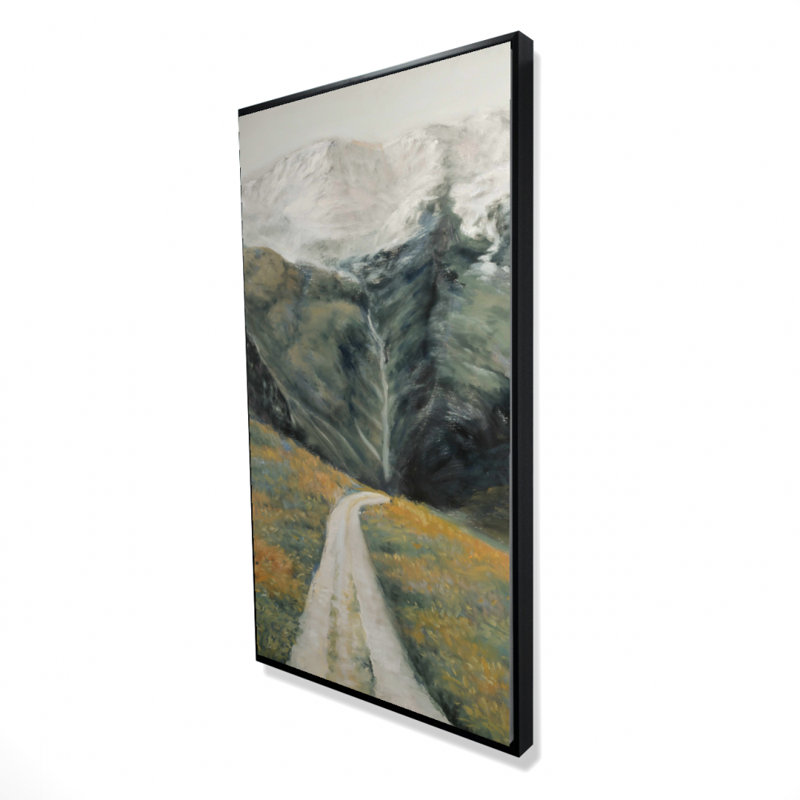 Mountainous Landscape Print On Canvas, H 48 po x l 24 po