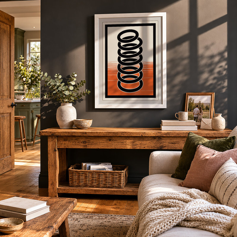 Vertical Spring Industrial - Framed Print, A1 - 84.1 x 59.4 cm, White