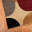 Tapis multicolore à motif géométrique Sebuhi-19341190