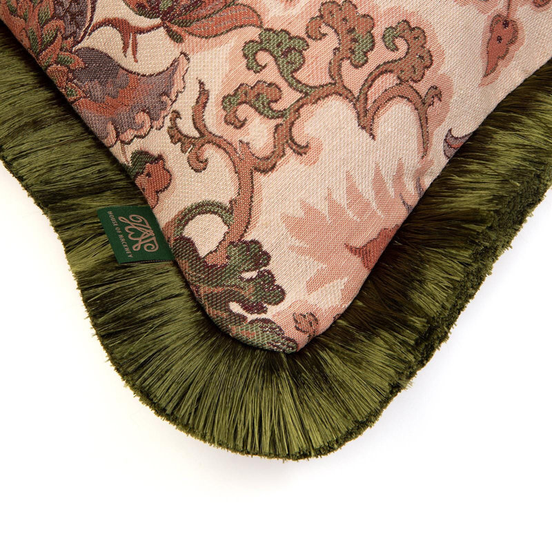 Persephone Throw Square Pillow Cover & Insert, Tourmaline Floral