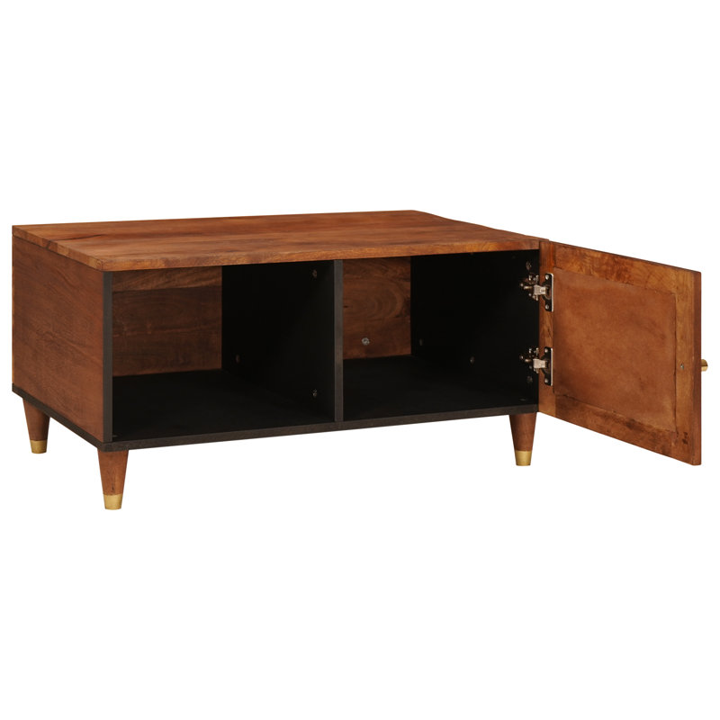 Solid Wood Coffee Table with Storage
