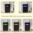 Tall 5 Drawers Dresser With RGB Led Lights Black