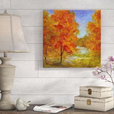 «Burst of Autumn Color», peinture sur toile