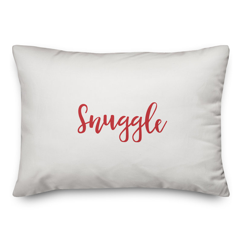  Coussin Snuggle, Rouge / Blanc