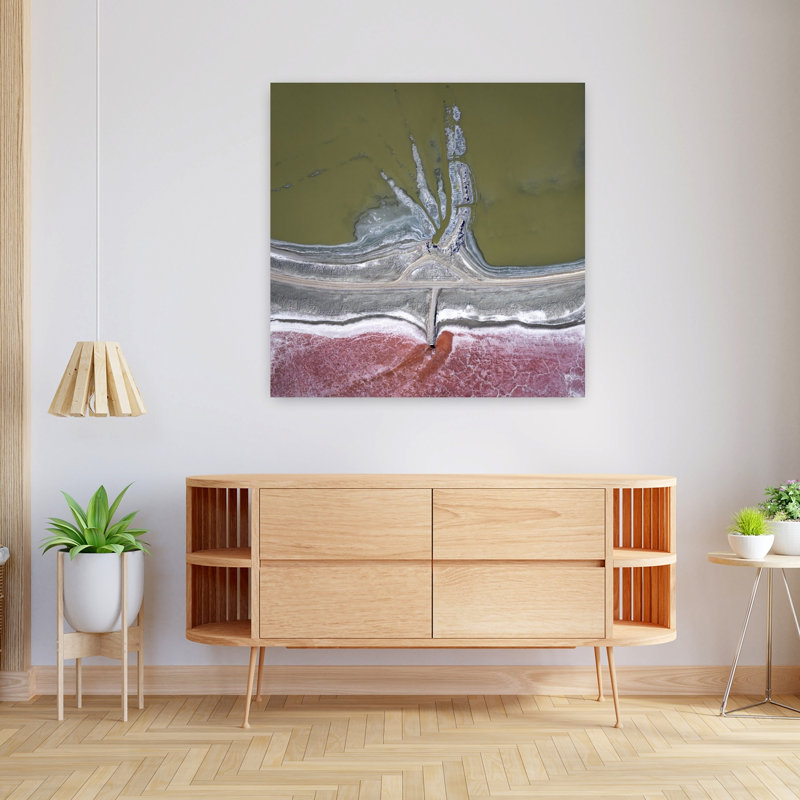 Art contemporain Art de plage contemporain, H 36 po x l 36 po