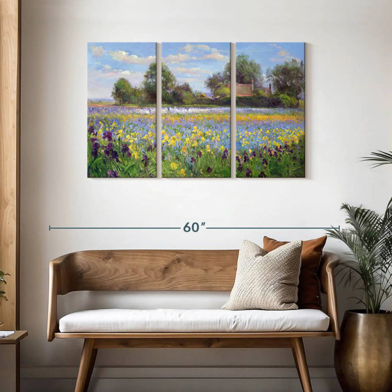 Alvord Farmstead et Iris Field, H 28 po x l 45 po