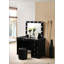 Tabouret de coiffeuse pivotant rembourré Glam-795899375