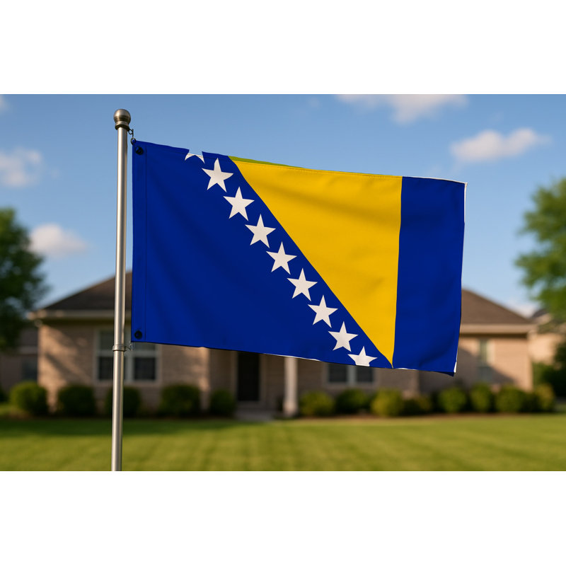 Drapeau de la Bosnie-Herzégovine — Drapeau