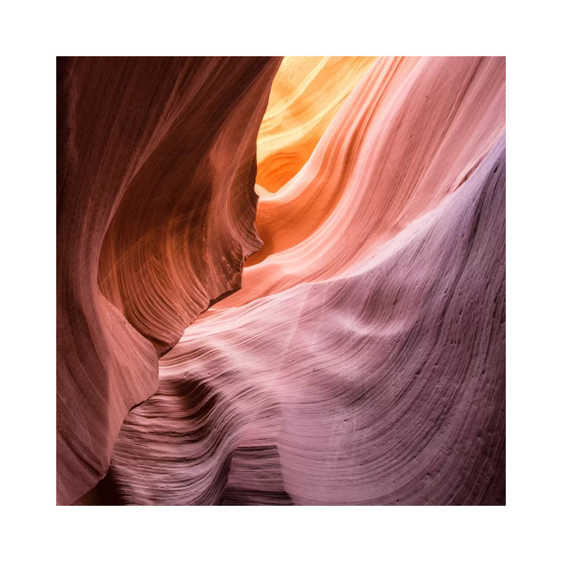 The Lower Wave III by Moises Levy - Wrapped Canvas Painting, 45.72 cm H x 45.72 cm W x 3.175 cm D