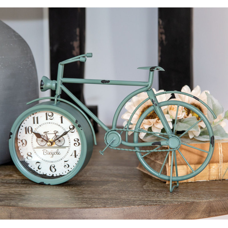 Horloge de ferme bleue