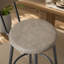 Ensemble de longue table de bar avec 3 tabourets de bar rembourrés en polyuréthane, table de bar industrielle et chaises pour table de petit-déjeuner de cuisine, salon, salle de banquet, L 63 po x l 15,7 po x H 37,5 po-1335147002-1335147003