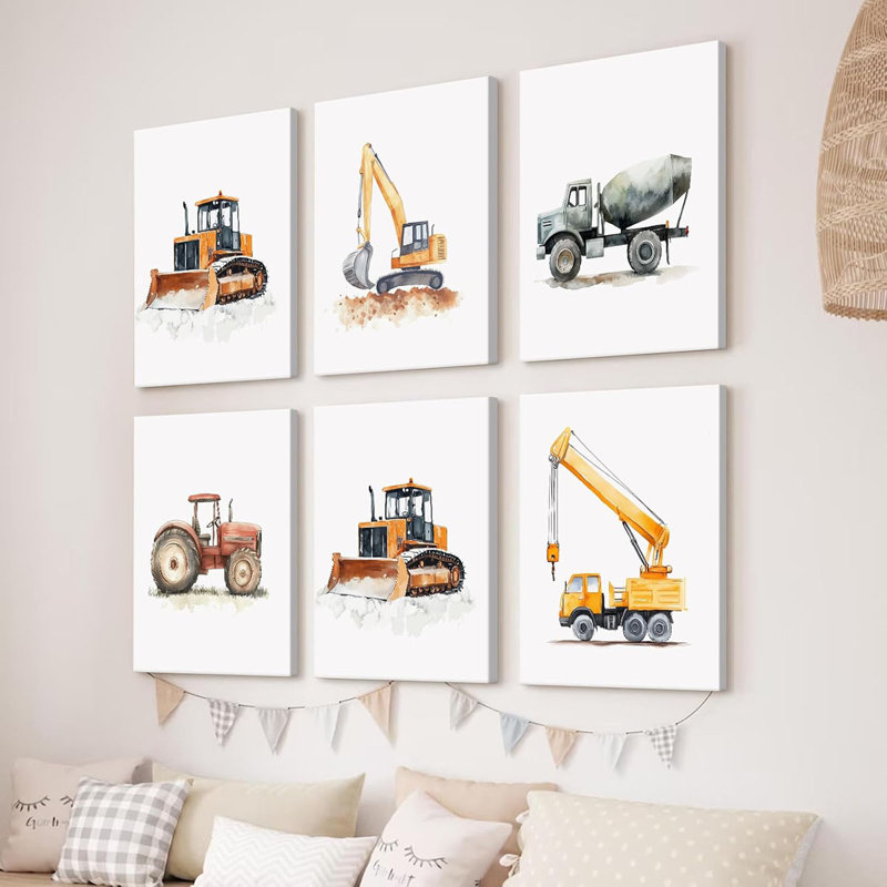 6 Piece Wrapped Canvas Print