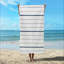 Serviettes de plage à rayures Carnmoon, serviettes de plage 100% coton 30 po x 60 po-463329466