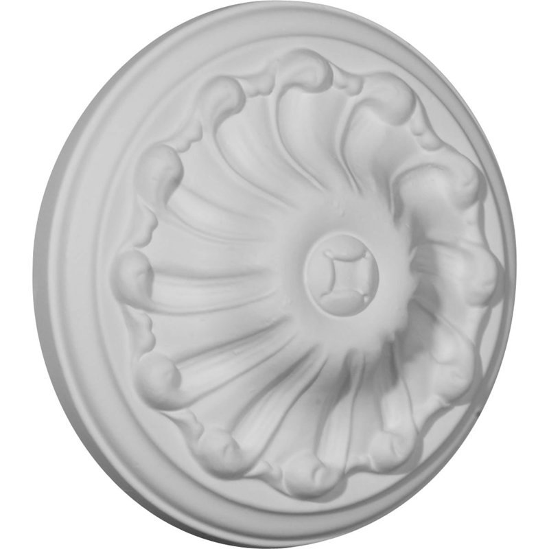 Mullin 5.88'' H x 5.88'' W x 10.62'' D Urethane Rosette Applique