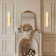 Dover Dimmable LED Wall Sconces Wallchiere with Alabaster Shade(Set 0f 2)
