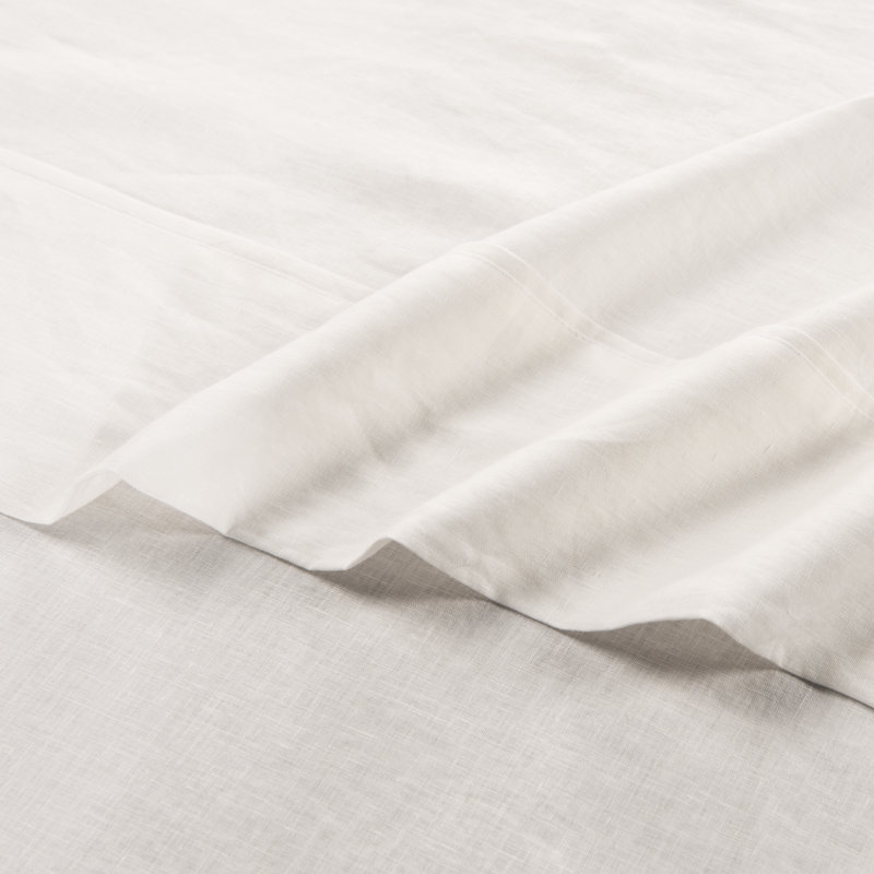Ivory Queen Genuine French Linen Sheet Set
