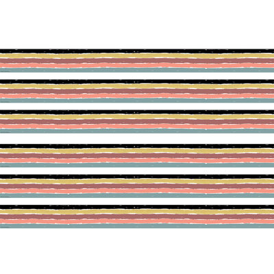Wonderfully Wild Stripes Straight Border Trim