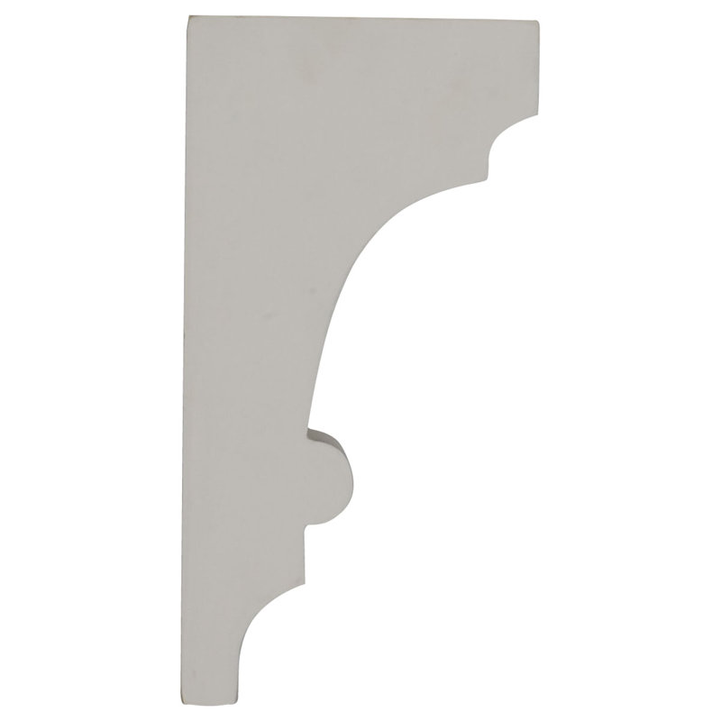 Endurathane Diane Bracket, 4"W x 5 1/4"D x 10"H, Factory Primed, 10"H x 4"W x 5.25"D