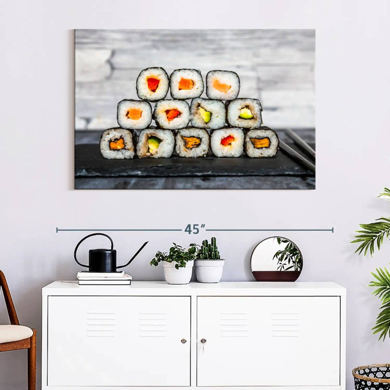 Yarlin, tranches de sushi, H 26 po x l 39 po