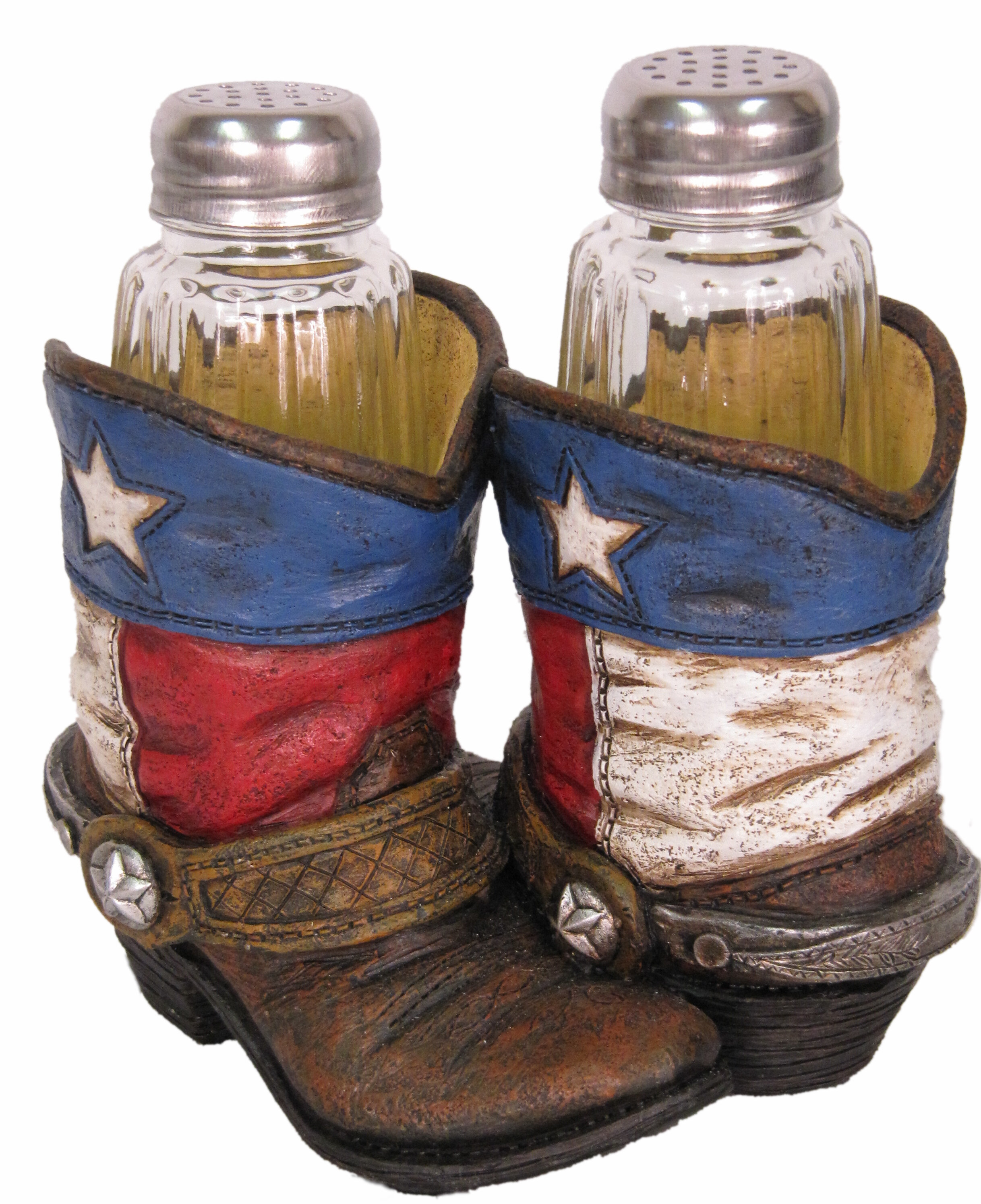 https://assets.wfcdn.com/im/52058580/compr-r85/8544/85445868/faux-tooled-leather-texas-red-white-blue-western-cowboy-boots-salt-and-pepper-shaker-holder-set.jpg