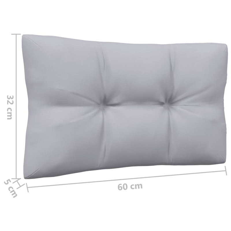 Itzury 25'' Wide with Cushions, Grey, Grey