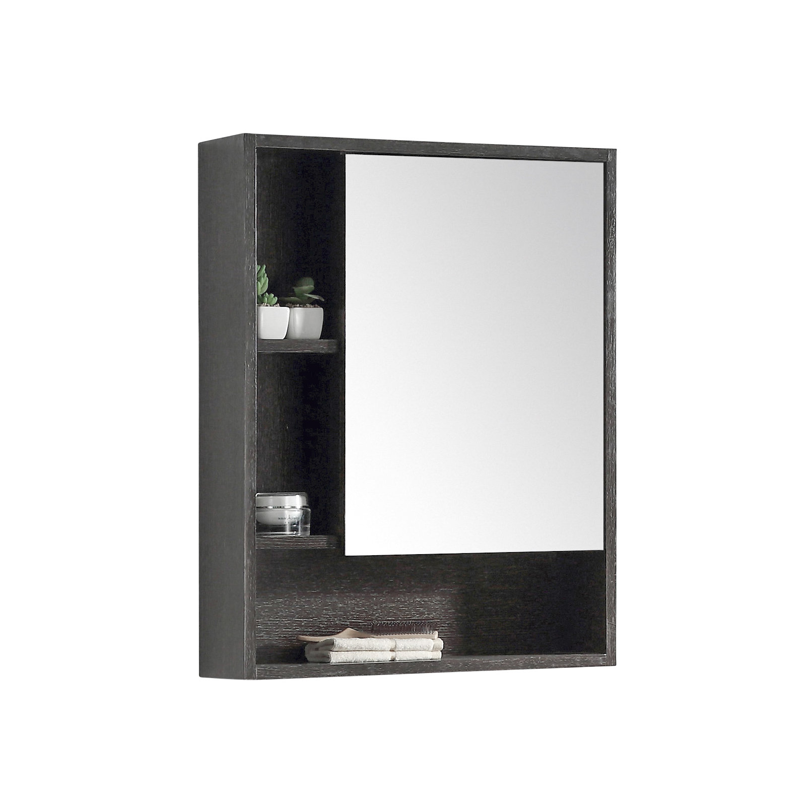 Jensen Surface Medicine Cabinet, Black, Right