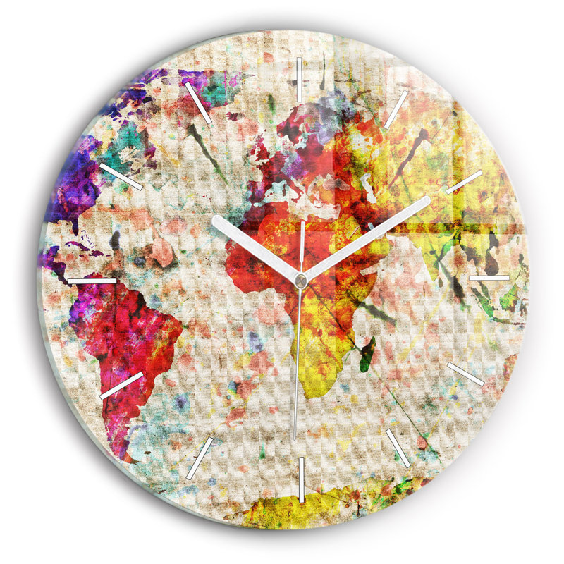 Glass Wall Clock