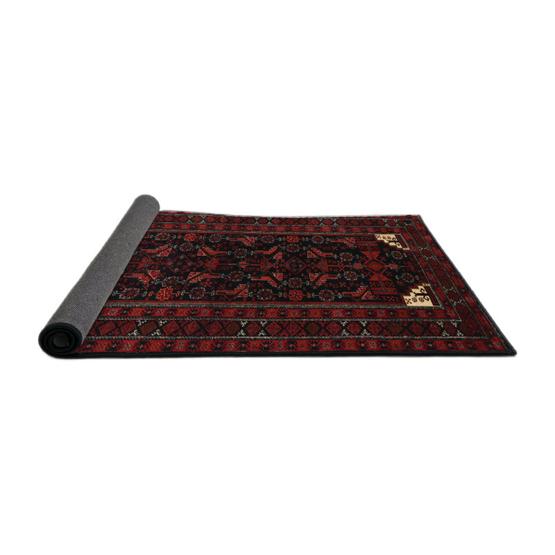 Tapis rouge à motif sud-ouest, Carré 4 pi