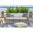 Chesapeake 82'' Teak Outdoor Patio Sofa with Sunbrella® Cushions