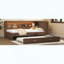 Lit de jour en bois pleine grandeur avec tablettes de rangement, USB, DEL et lit gigogne-1315245691-1315245695-1315245694