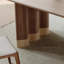 Table de salle à manger rétro et simple-124825805-124825804