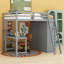 Lit mezzanine avec armoire et bureau Hammersley