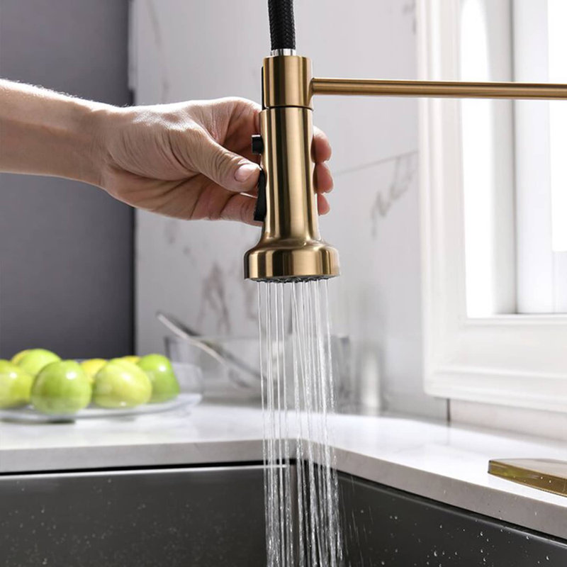 URENTO Kitchen Faucet, Gold