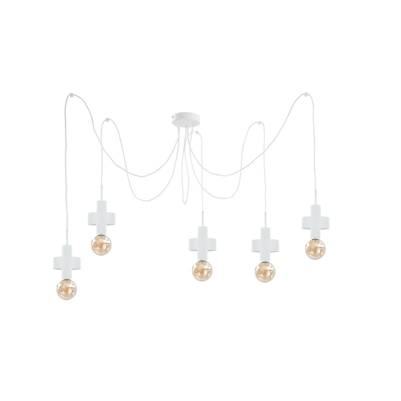 Bernda 5 - Light Cluster Pendant, White